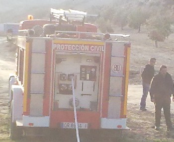 retén contra-incendios de Proteccion Civil de Otura